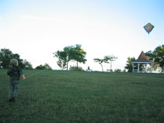 Elliot with kite