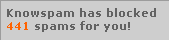 knowspam stats